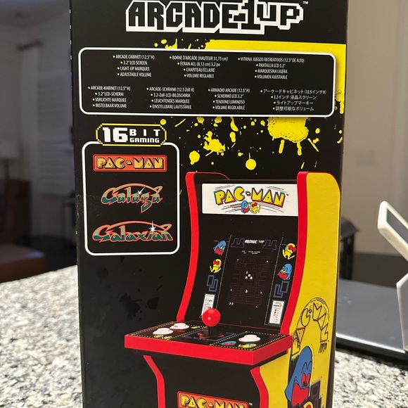 Arcade1Up Pac-Man Collector Console - Black and Red - Picture 2 of 3